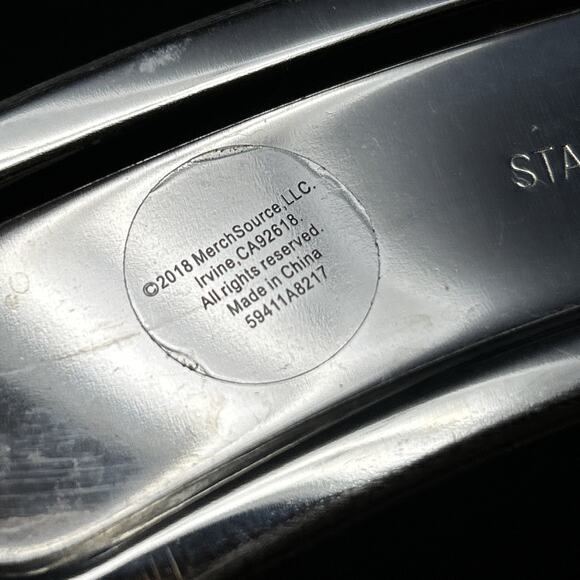 Large Stainless Steel Flask 11" Novelty Santa Naughty Nice I Can Explain Humor - Picture 8 of 9